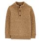 Toddler Boy Carter''s&#40;R&#41; Ribbed Trim Pullover Brown Sweater - image 1