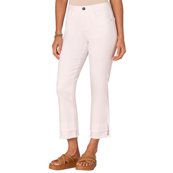 Womens Democracy Absolution(R) Mid-Rise Fray Hem Flare Jeans