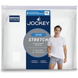Mens Big Man Jockey® Cotton Stretch Crew Neck Undershirt