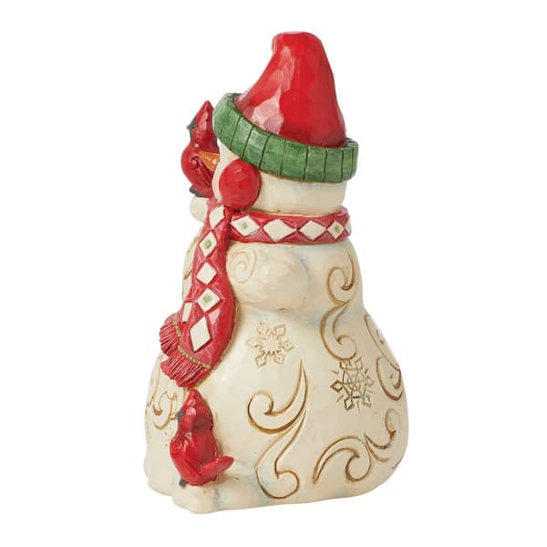 Jim Shore Heartwood Creek Snowman with Earmuffs Christmas Figure
