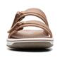 Womens Clarks&#174; Breeze Piper Warm Beige Slide Sandals - image 3