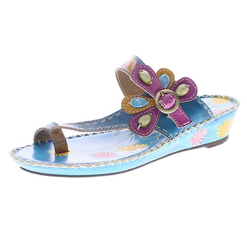 Womens L'Artiste by Spring Step Santorini Sandals - Blue - image 