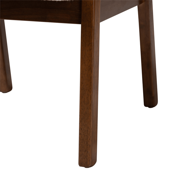 Baxton Studio Miyagi Boucle Upholstered Dining Chair - Set of 2