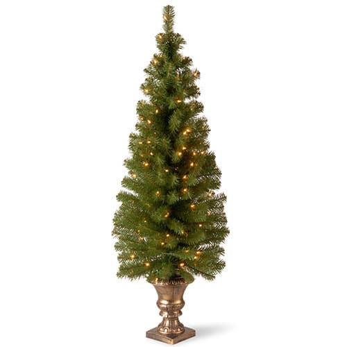 National Tree 5ft. Montclair Spruce Pre-Lit Entrance Tree - image 