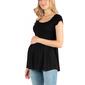 Plus Size 24/7 Comfort Apparel Babydoll Maternity Top - image 2