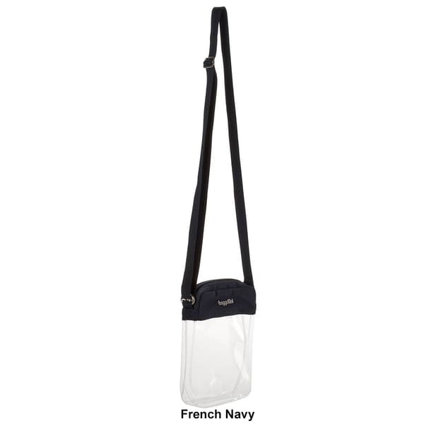 Baggalini Clear Stadium Explorer Crossbody