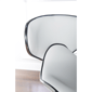 Linon Home Decor Beldon White Faux Leather Adjustable Barstool - image 9