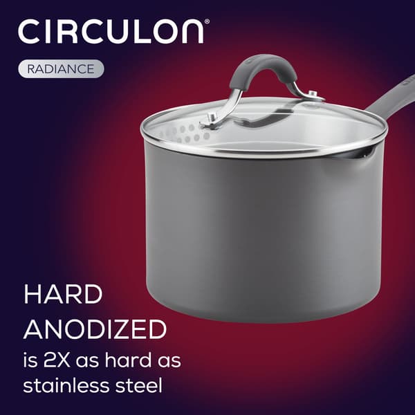 Circulon&#174; Radiance 3qt. Hard-Anodized Saucepan