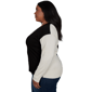 Plus Size Skye’s the Limit Signature Sweaters Color Block Sweater - image 4