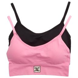 Womens Juicy Couture 2pk. Bralettes - JC1601-2PKH