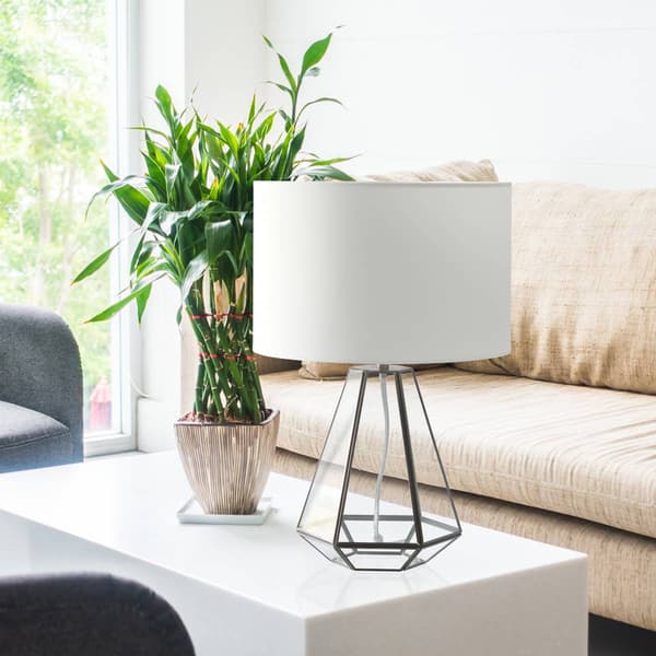 Lalia Home Barnlitt Transparent Triagonal Table Lamp