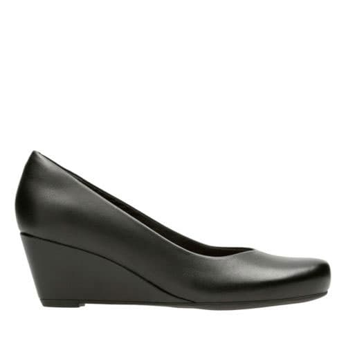Womens Clarks&#174; Flores Tulip Wedge Heels