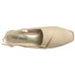 Womens Easy Street Choice 2 Bone Snake Slingback Heels - image 5