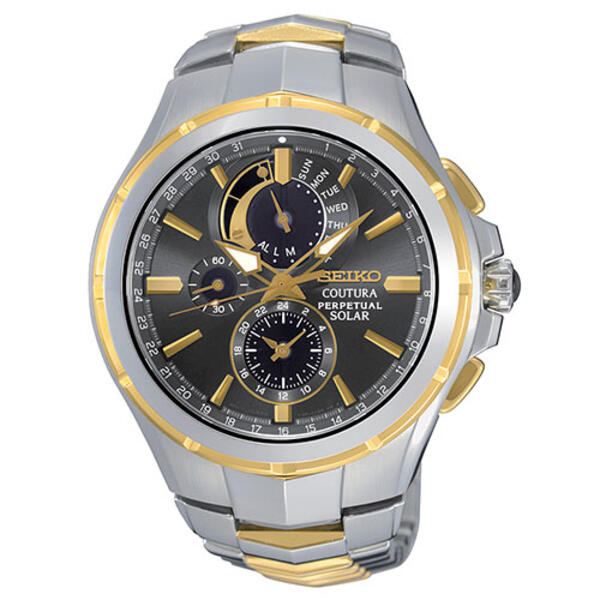 Mens Seiko Coutura Solar Chronograph Watch - SSC376 - image 
