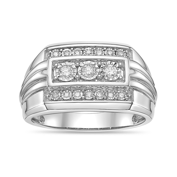 Mens Lynx 1/4ctw. Miracle Set Lab-Grown Diamond Ring