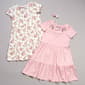 Girls (4-6x) BTween(R) 2pk. Floral Short Sleeve Bow Back Dresses - image 1