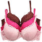 Juniors Juicy Couture Rhinestone Logo Charm Bras - JC2041-3PKDT - image 1