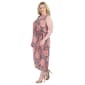 Plus Size Robbie Bee Sleeveless Medallion Sarong Midi Dress - image 3