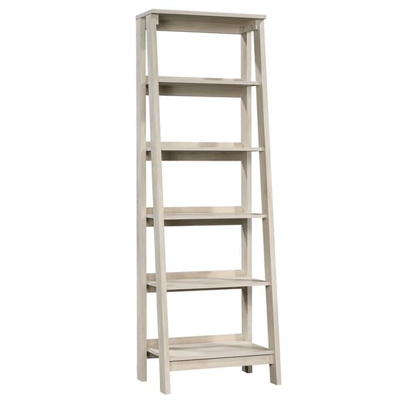 Sauder Trestle 5 Shelf Bookcase - Chalked Chestnut