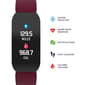 Unisex iTouch Air 3 Burgundy/Black Smartwatch - 500144B-42-G10 - image 2