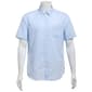 Mens Chaps Seersucker Plaid Button Down Shirt - Beach Blue - image 1