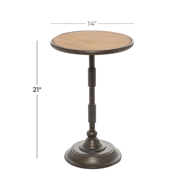 9th & Pike&#174; Round Wood Accent Table