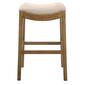 New Ridge Home Goods Sadie Natural Wood Bar-Height Barstool - image 3
