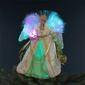 Northlight Color Changing Gold Christmas Angel Tree Topper - image 1