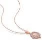 Gemstone Classics™ 10kt. Rose Gold Diamond Pendant - image 3