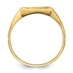 Mens Gentlemen’s Classics™ 14kt. Gold Diamond Slanted DAD Ring