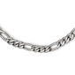 Mens Gentlemen's Classics&#40;tm&#41; Polished Figaro Steel Chain Necklace - image 1
