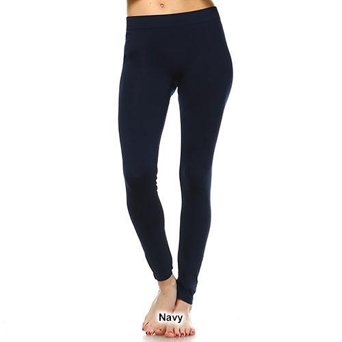 Womens White Mark Solid Skinny Leggings