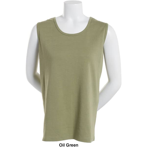 Plus Size Hasting &amp; Smith Basic Solid Round Neck Tank Top