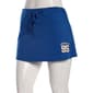Juniors No Comment Embroidered Twill Applique Mini Skort - Blue - image 2
