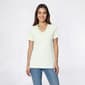 Womens Hasting & Smith Short Sleeve Solid V Neck Tee - image 3