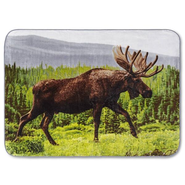 Shavel Home Products High Pile Moose Oversized Luxury Throw - image 