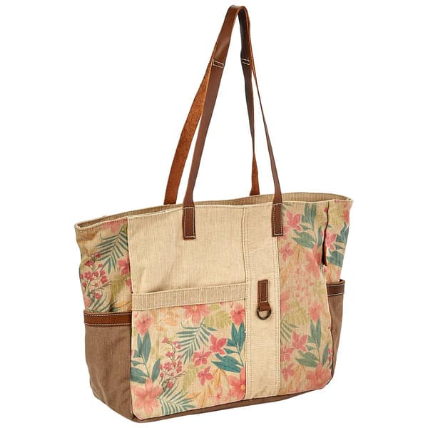 Caribbean Joe Tote with Leaves