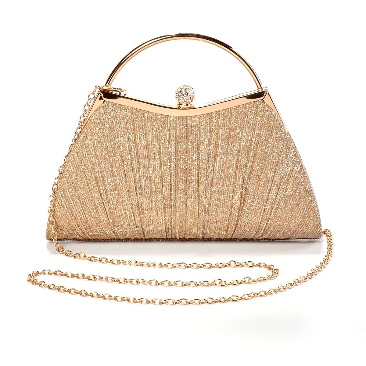 D''Margeaux Shimmer Top Hand Clutch