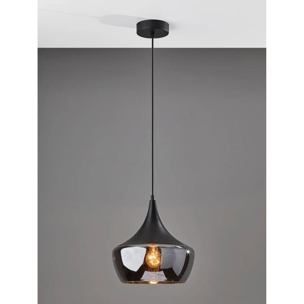 Adesso Eliza Black Pendant Lamp