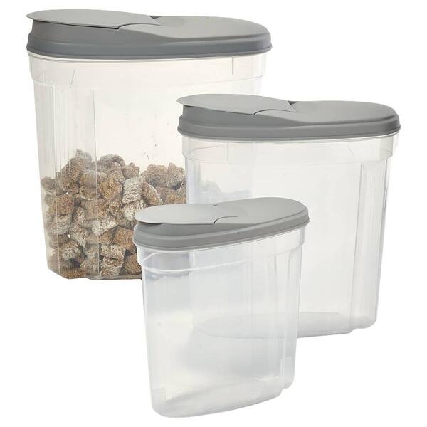 Farberware&#40;R&#41; Light Grey Nesting Pour Containers - Set of 3 - image 