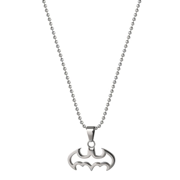 Mens Gentlemen's Classics&#8482; Stainless Steel Batman&#8482;  Pendant