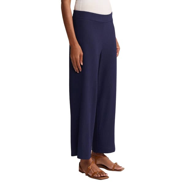 Womens Jones New York Crinkled Wide Leg Crop Dress Pants