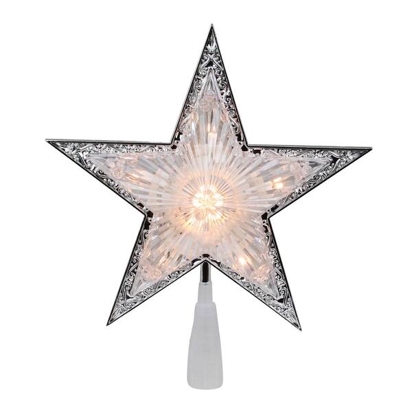 Northlight Seasonal Pre-Lit 5-Point Star Christmas Tree Topper - image 