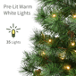Puleo International 3.5ft. LED Potted Christmas Trees - Set of 2 - image 4