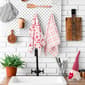 Northlight Seasonal Valentine''s Day Plaid & Hearts Kitchen Towels - image 2