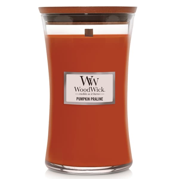 WoodWick&#40;R&#41; 21.5oz. Pumpkin Praline Jar Candle - image 