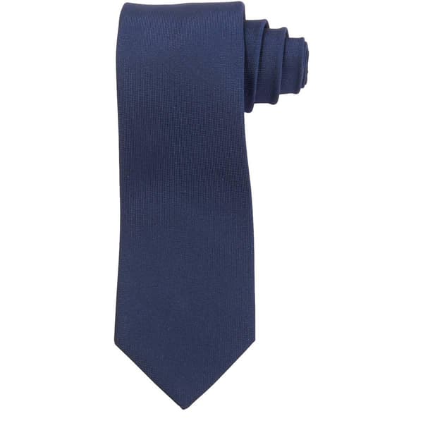Mens Calvin Klein Silver Spun Solid Tie - image 
