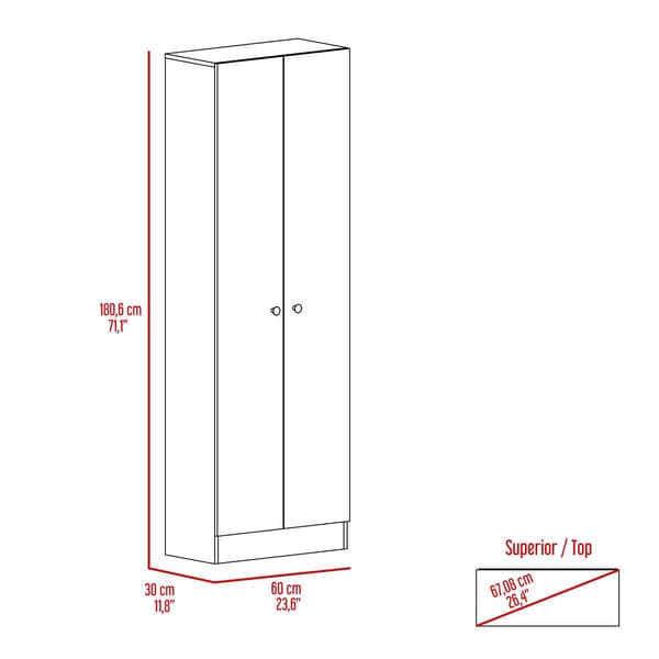FM FURNITURE Virginia Storage Cabinet