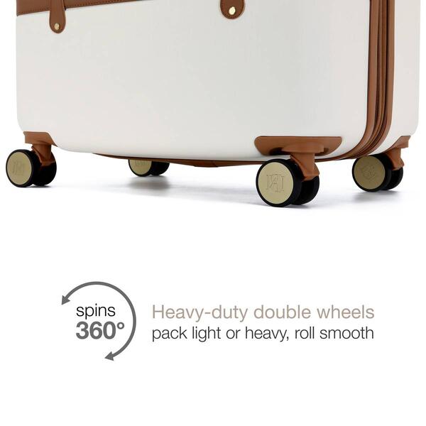Badgley Mischka Grace 3pc. Expandable Retro Luggage Set