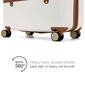 Badgley Mischka Grace 3pc. Expandable Retro Luggage Set - image 5